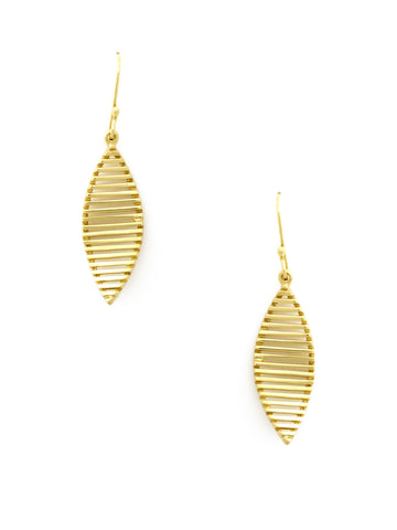 Liquid Leaf Gold Earrings