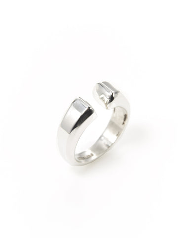 Silver Open-Cuff Ring