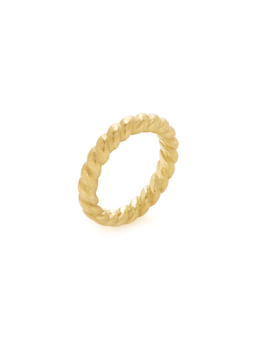 18K Yellow Gold Rope Band